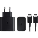 Samsung 45W PD Adapter + USB-C to USB-C Cable (a set)