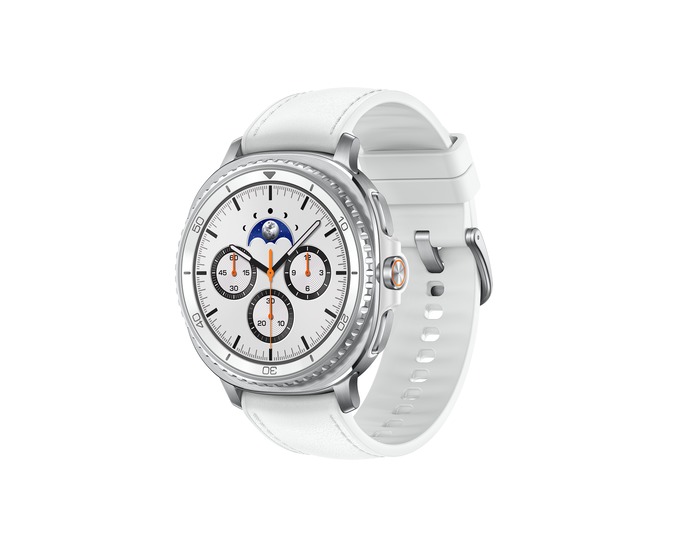 8806097415459 Samsung Galaxy Watch8 Classic (46mm BT) smartwatch, white - Image 1