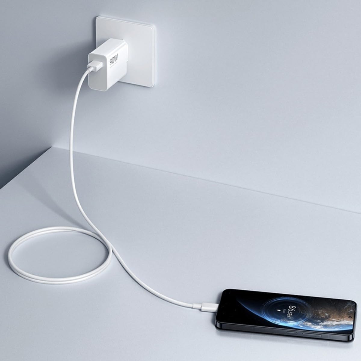 XIAOMI-90W-COMBO XIAOMI 90W HyperCharge Combo (USB-C cable + adapter) - Image 1