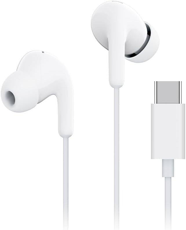XIAOMI-TYPE-C-EARPHONES-WHITE XIAOMI Type-C Wired Earphones - White - Image 1